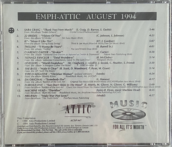 Various E-F - EMPH-Attic August 1994