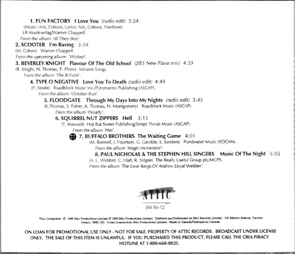 Various E-F - EMPH-Attic December 1996