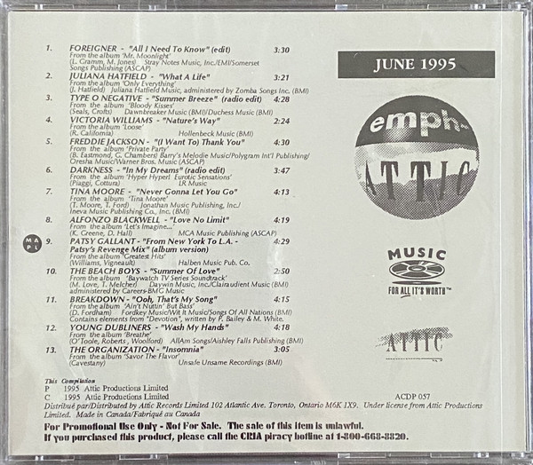 Various E-F - EMPH-Attic June 1995