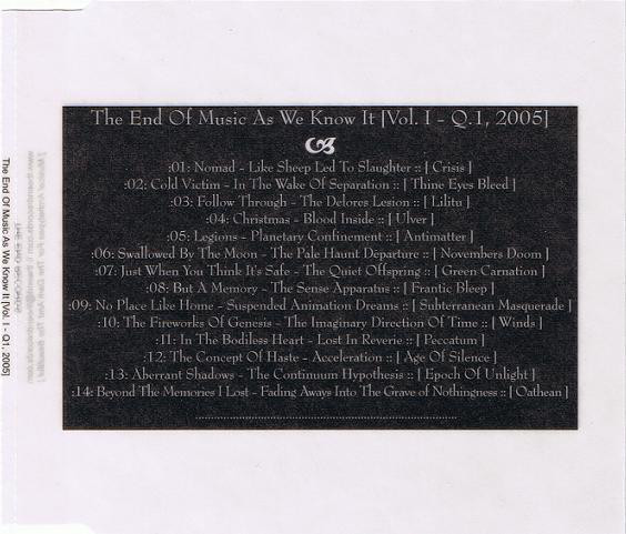 Various E-F - The End Of Music As We Know It (Vol. 1 - Q.1, 2005)