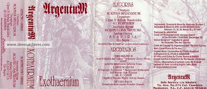 Argentum - Exothaernium (demo)
