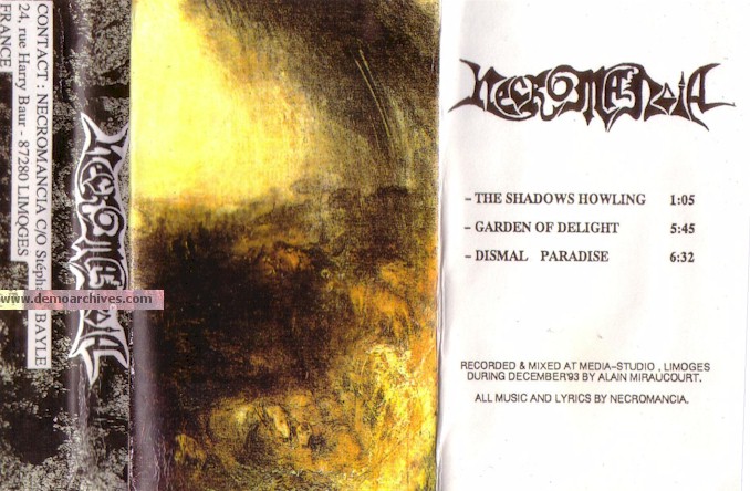 Anorexia Nervosa - The Garden of Delight (as Necromancia) (demo)