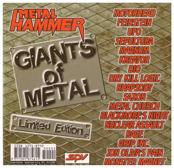 Various - Metal Hammer Magazine (SP) - Metal Hammer - Giants Of Metal