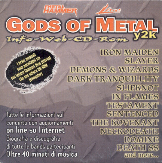 Various - Metal Hammer Magazine (SP) - Gods Of Metal Y2k