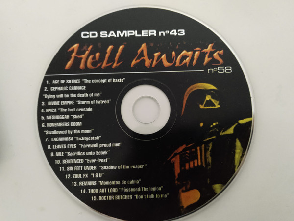 Various - Hell Awaits Magazine - Hell Awaits CD Sampler N 43