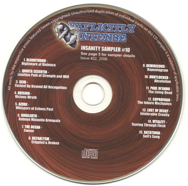 Various H-I - Insanity Sampler 