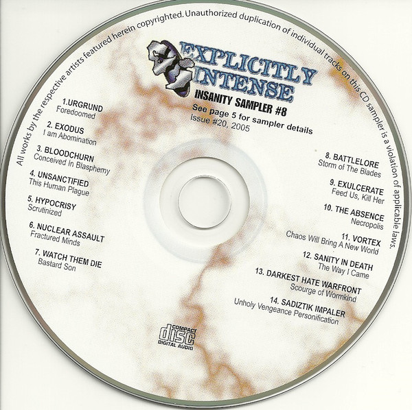 Various H-I - Insanity Sampler 