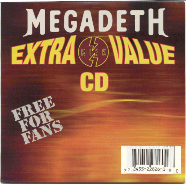 Various M - Megadeth Risk - Extra Value CD