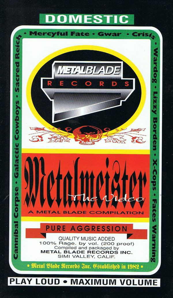 Various - Metallian Magazine - Metalmeister The Video - A Metal Blade Compilation (video)