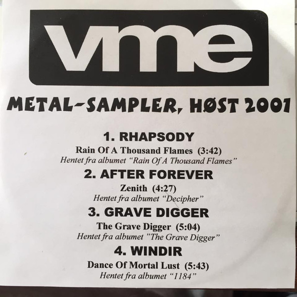 Various M - Metal-Sampler, H�st 2001