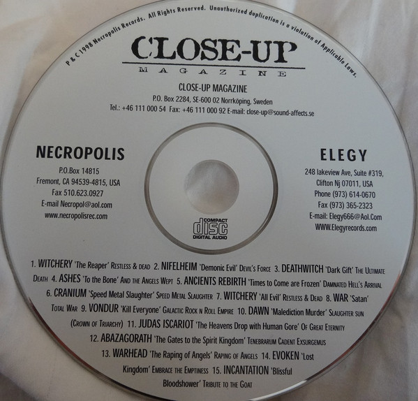 Various - Close-up Magazine - Necropolis/Elegy Sampler
