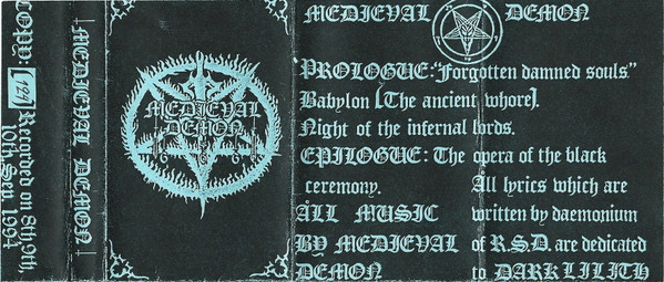 Medieval Demon - Night of... (demo)