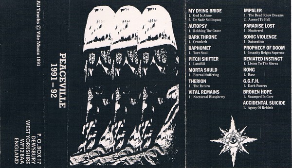 Various O-P - Peaceville 1991-92