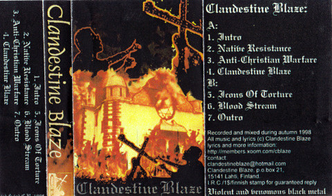 Clandestine Blaze - Promo '98 (demo)