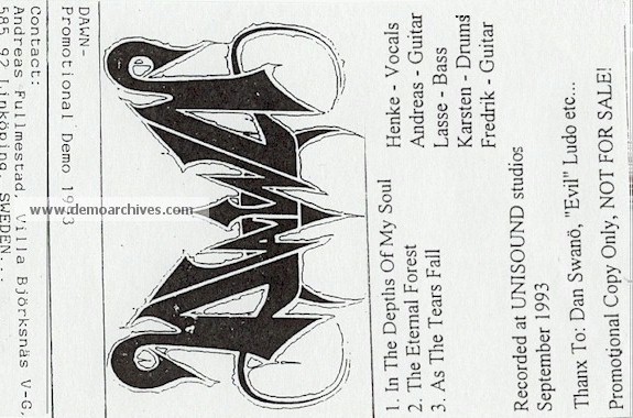 Dawn - Promotional Demo