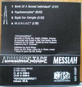 Messiah - Psychomorphia