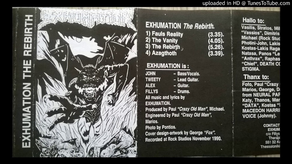 Exhumation - The Rebirth (demo)