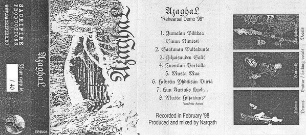 Azaghal - Rehearsal Demo 98 / Noituuden Torni (demo)
