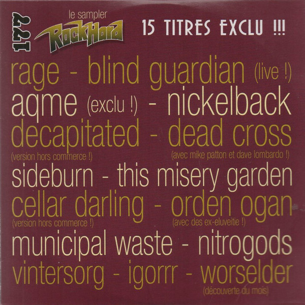 Various - RockHard Magazine (FR) - RockHard N�177