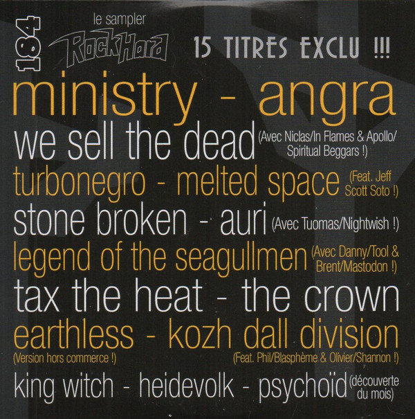 Various - RockHard Magazine (FR) - RockHard N�184