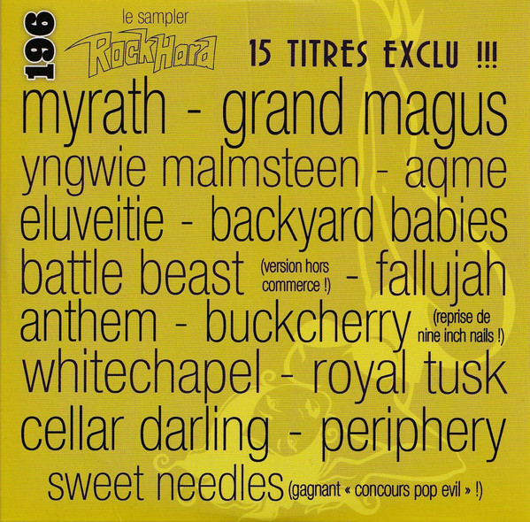 Various - RockHard Magazine (FR) - RockHard N�196