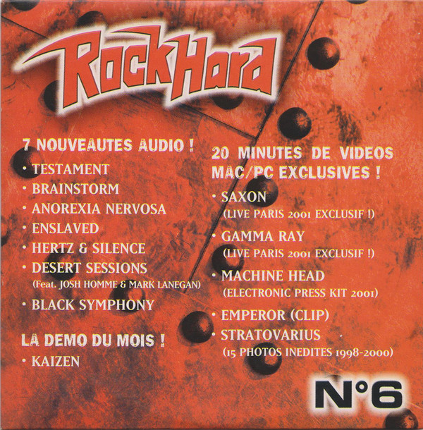 Various - RockHard Magazine (FR) - RockHard N�6