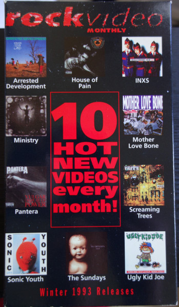 Various Q-R - RockVideo Monthly - Winter 1993 (video)