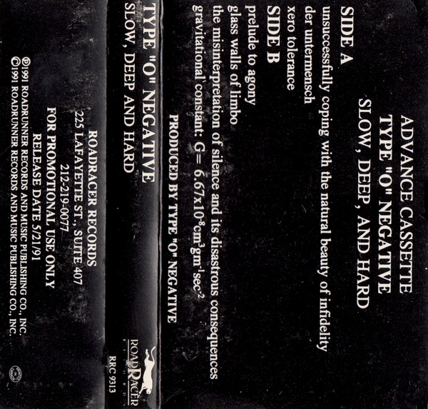 Type O Negative - Slow, Deep and Hard