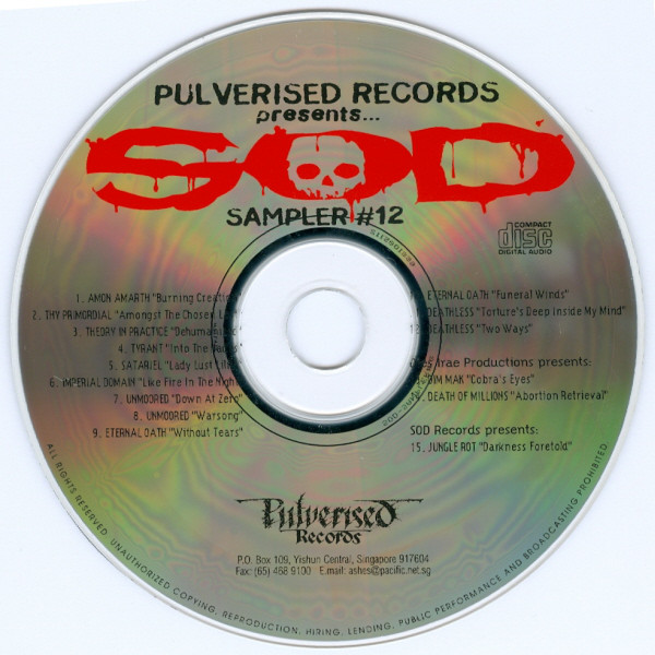 Various S - SOD Sampler 