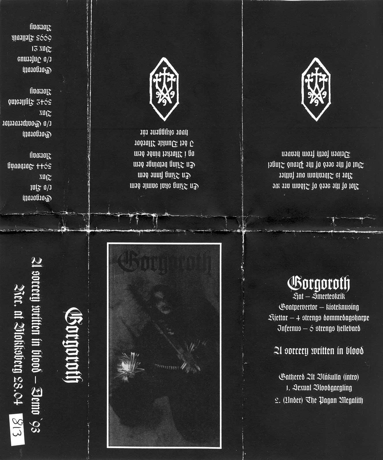 Gorgoroth - A Sorcery Written In Blood (demo)