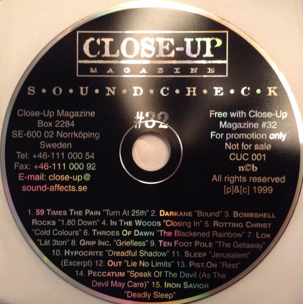 Various - Close-up Magazine - Soundcheck 