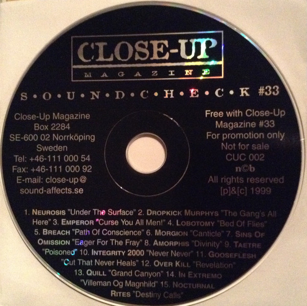 Various - Close-up Magazine - Soundcheck 
