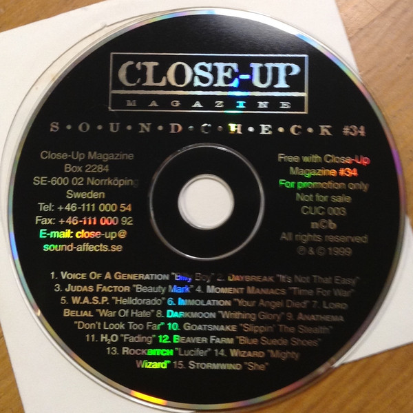 Various - Close-up Magazine - Soundcheck 