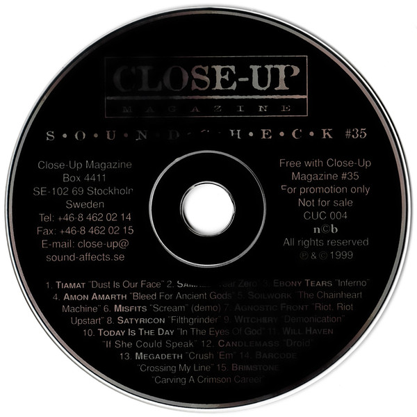 Various - Close-up Magazine - Soundcheck 