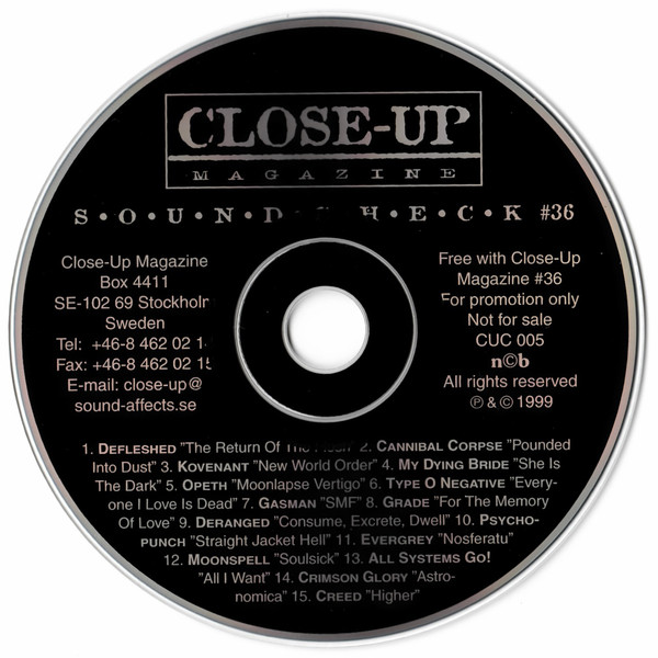 Various - Close-up Magazine - Soundcheck 