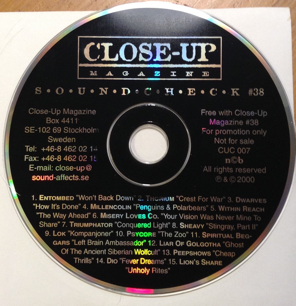 Various - Close-up Magazine - Soundcheck 
