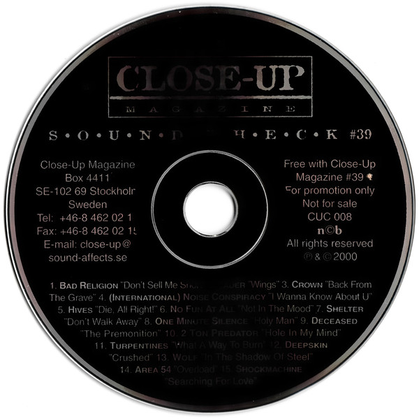 Various - Close-up Magazine - Soundcheck 