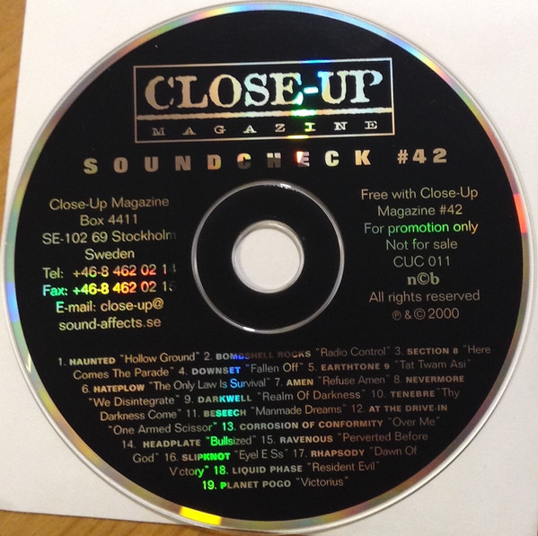 Various - Close-up Magazine - Soundcheck 