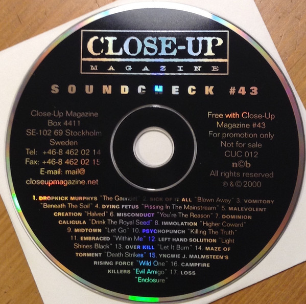 Various - Close-up Magazine - Soundcheck 