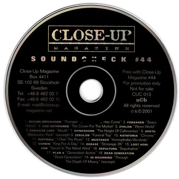 Various - Close-up Magazine - Soundcheck 