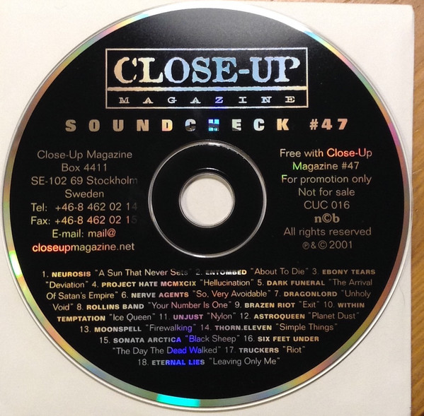 Various - Close-up Magazine - Soundcheck 