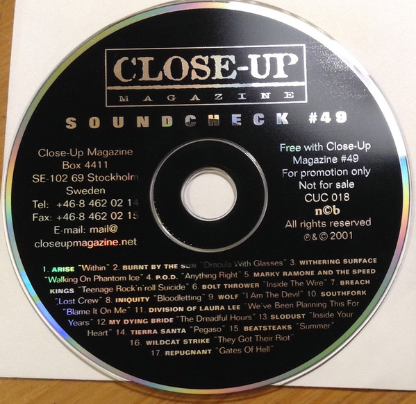 Various - Close-up Magazine - Soundcheck 
