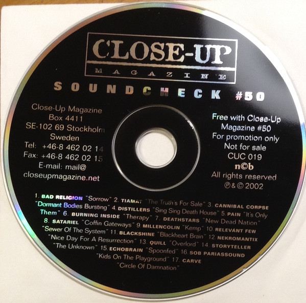 Various - Close-up Magazine - Soundcheck 