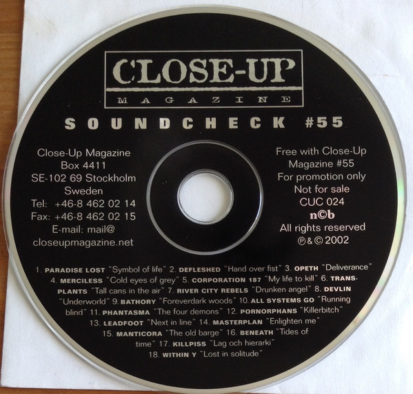 Various - Close-up Magazine - Soundcheck 