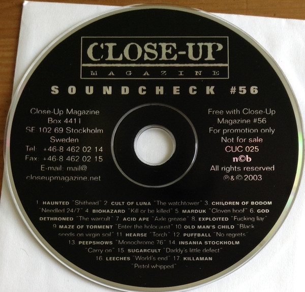 Various - Close-up Magazine - Soundcheck 