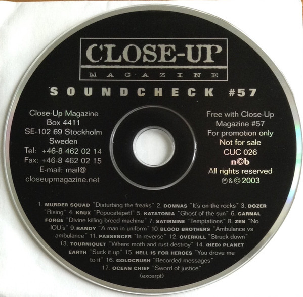 Various - Close-up Magazine - Soundcheck 