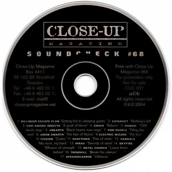 Various - Close-up Magazine - Soundcheck 