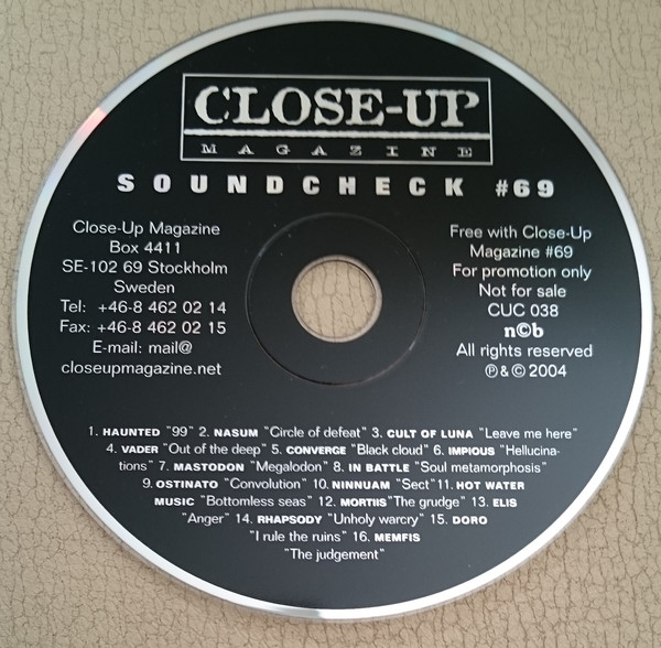 Various - Close-up Magazine - Soundcheck 