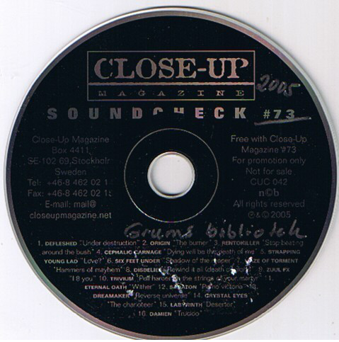 Various - Close-up Magazine - Soundcheck 