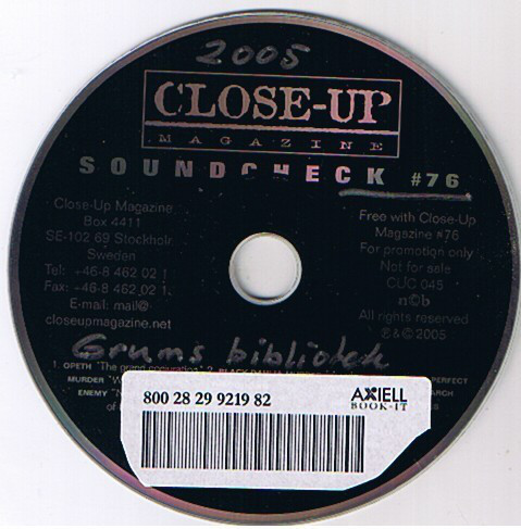 Various - Close-up Magazine - Soundcheck 